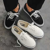 新款 小白鞋 安纳海姆男鞋 2024夏季 低帮透气帆布鞋 男经典 男百搭板鞋