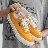 男百搭街头运动滑板鞋 多色低帮翻毛皮帆布鞋 子潮 男鞋 2026新款