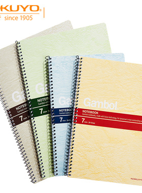 国誉Gambol笔记本子渡边B5A5 S6007 S6807 S6507线圈本螺旋本软面