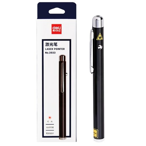 得力3933红外线激光笔电子PPT演讲指示笔 会议教学教鞭笔办公用品