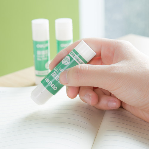 得力7101无甲醛固体胶胶棒胶水办公文具固体胶棒学生用品手工儿童