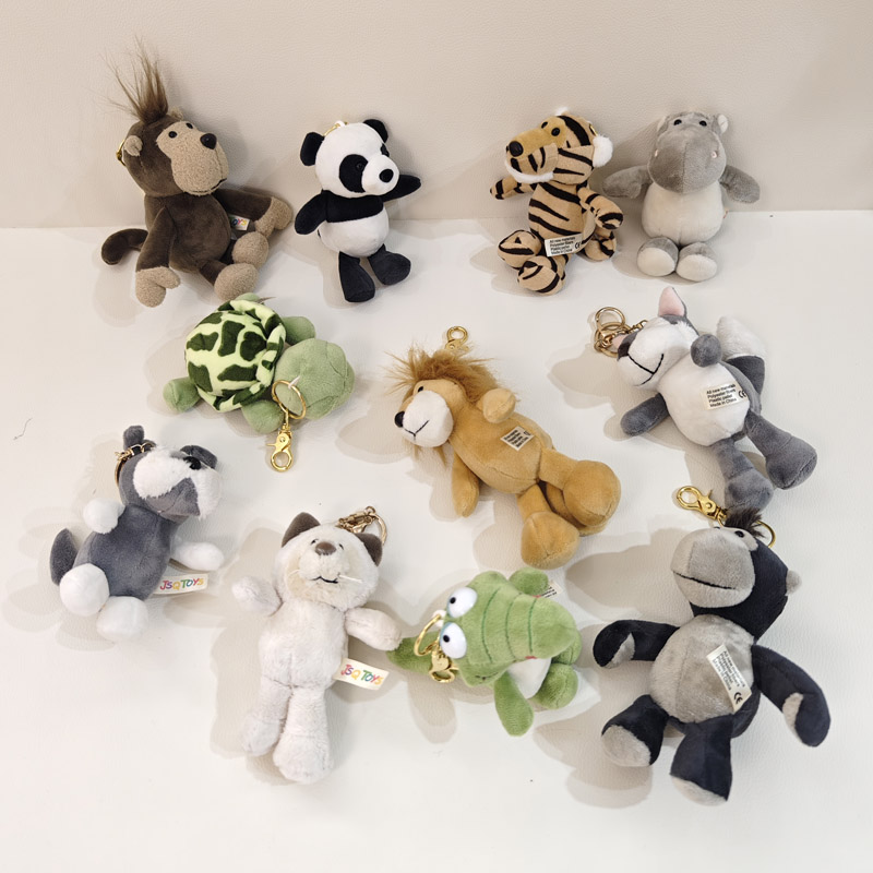 可爱书包挂件动物毛绒钥匙扣