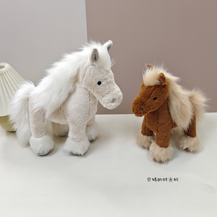 小马公仔毛绒玩具独角兽玩偶布娃娃抱枕睡觉床上马年吉祥物礼物