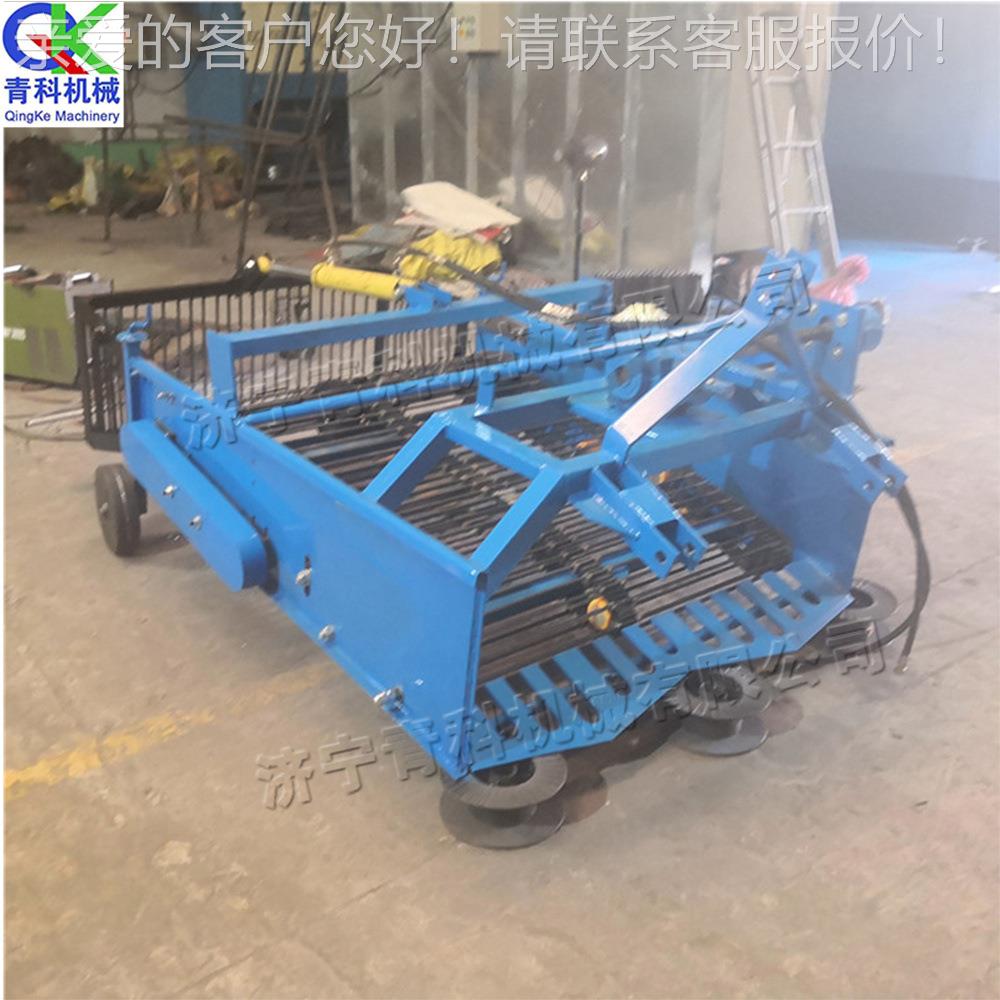 田间管理捡石机 土壤筛石自动装车机 后置牵引式农田石头清理机