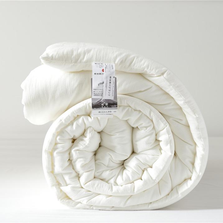 出口外贸明治西川素棉被芯加厚保暖被子冬被春秋被A类全棉单双人