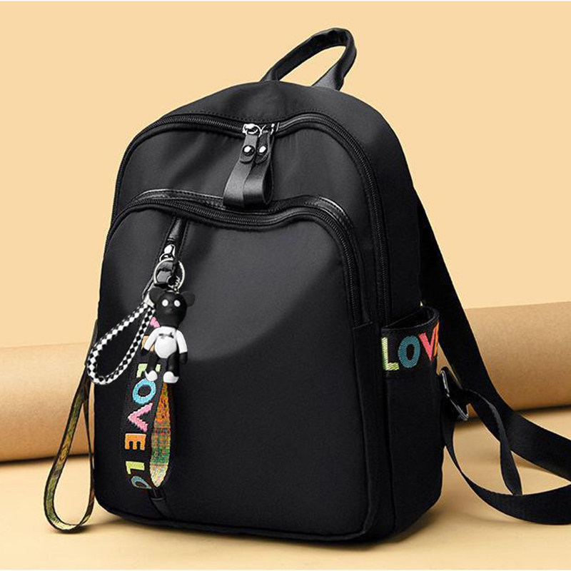 双肩包女2025新款时尚百搭大容量牛津布帆布防盗电脑背包书包女,箱包皮具/热销女包/男包,双肩背包,淘宝优惠券,粉丝福利购,淘宝优惠卷