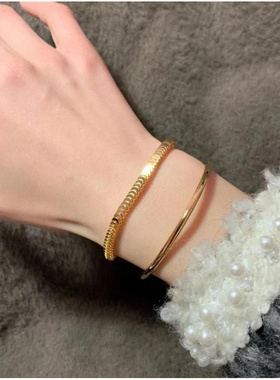 高级感鱼鳞手链鳞片小众ins计轻