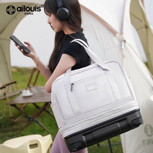大容量健身包可折叠旅行包女短途手提超轻便待产收纳出差行李袋子