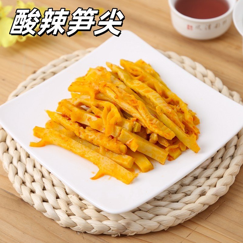 【试用2斤】忆漓江竹笋丝酸辣嫩笋尖开袋即食凉菜桂林米粉