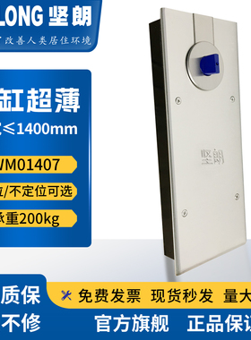 坚朗WM01407地弹簧重型200KG有无框玻璃地弹门铜门配件不定位可选
