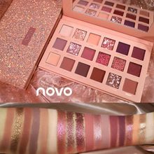 彩妆NOVO沙漠玫瑰眼影盘哑光珠光防水不晕染ins网红抖音神仙