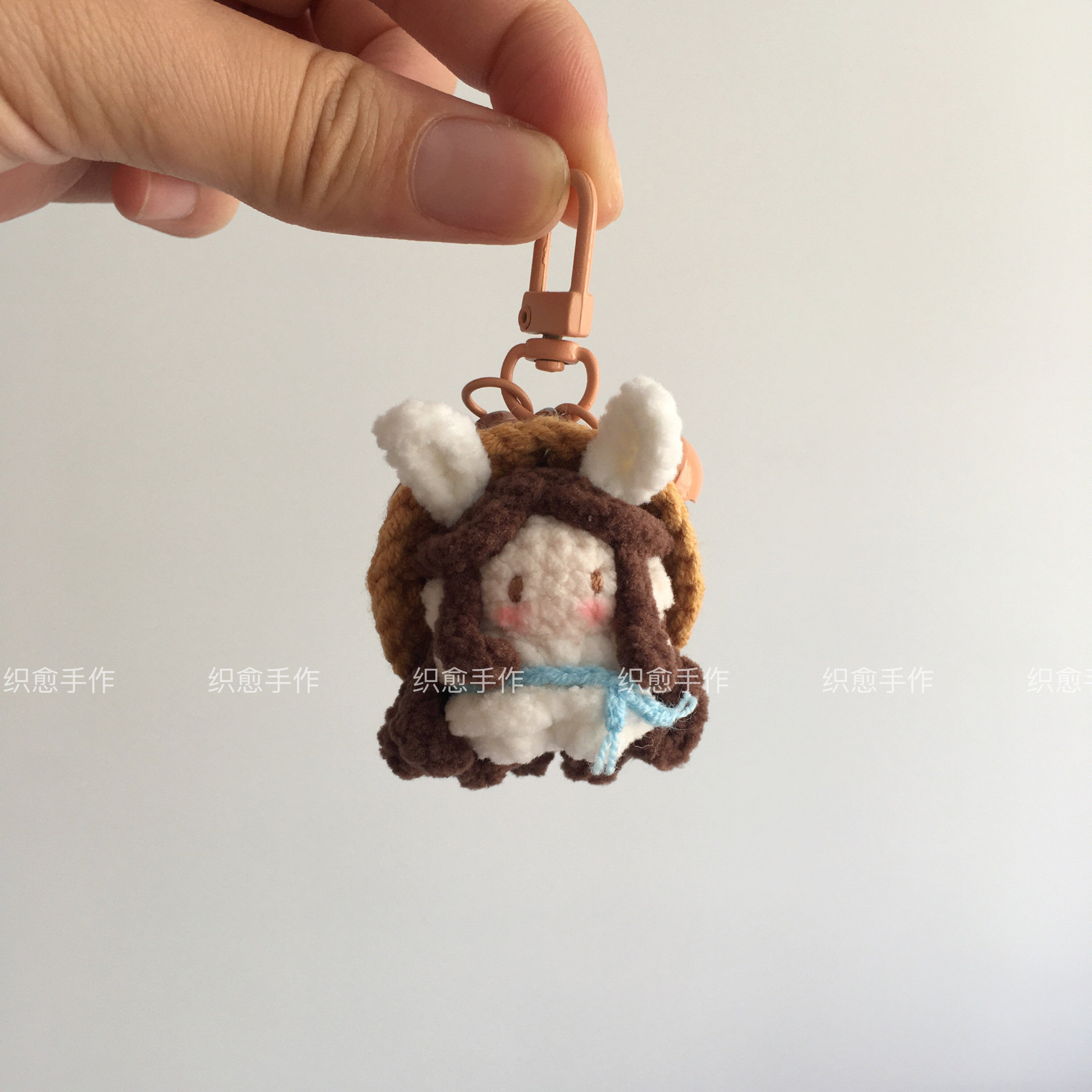 thumbnail for Finished crochet Tianguan blessing Xie Lian Huacheng gummy pendant mini trend keychain couple bag pendant