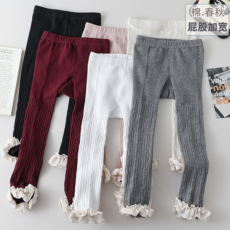 婴儿花边九分裤袜小月龄宝宝打底裤儿童白色大pp宝宝女童春秋薄款,童装/婴儿装/亲子装,儿童袜子(0-16岁),淘宝优惠券,粉丝福利购,淘宝优惠卷