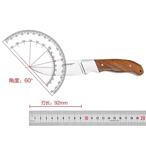 途耐户外不锈钢刀具随身携带直刀