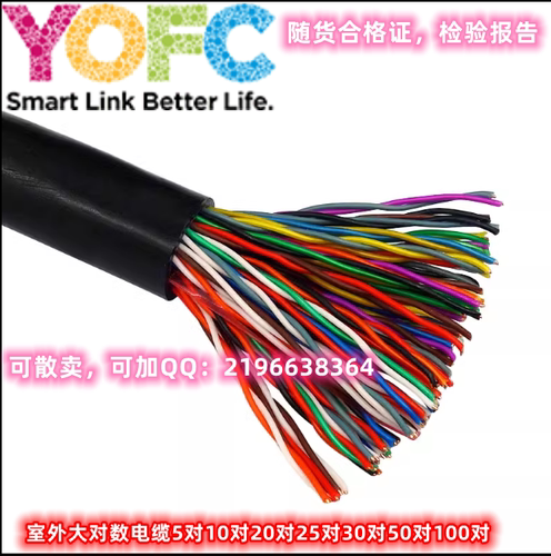 长飞30对25对20对大对数电缆5对10对50对100对300对室外室内电缆