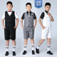 胖童大码 男童加肥西装 短袖 夏季 礼服花童西服胖男孩大童演出服 套装