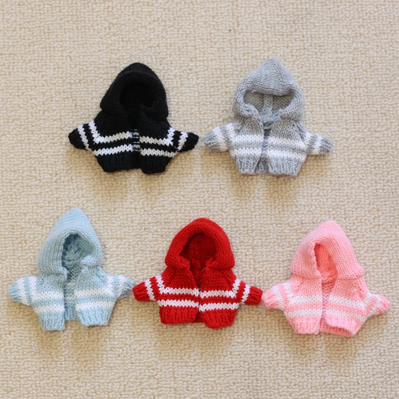 童娃衣14cm掌门狗公仔开衫毛衣10厘米棉花娃娃服饰替换配件衣服