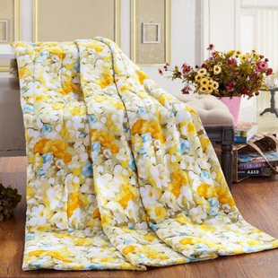 舒香绸棉绸夏被可水洗双人绵绸夏凉被苏香绸空调被人造棉夏季 薄被