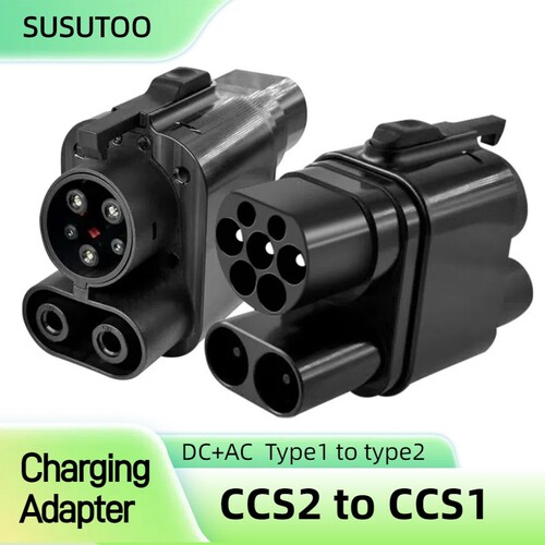 CCS2 to CCS1欧标转美标转换头新能源快充充电桩交流直流超充DC