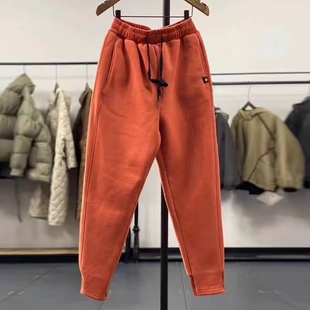 长裤 百搭显瘦哈伦裤 女 秋冬加绒简约休闲束脚运动卫裤 2023韩版