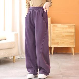 秋冬爆款！香蕉裤太爱了！包容性强高腰显瘦立体裁剪加绒休闲裤女