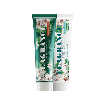 两面针牙膏美白焕白亮白牙齿清新口气防蛀护龈清洁口腔茶清牙膏