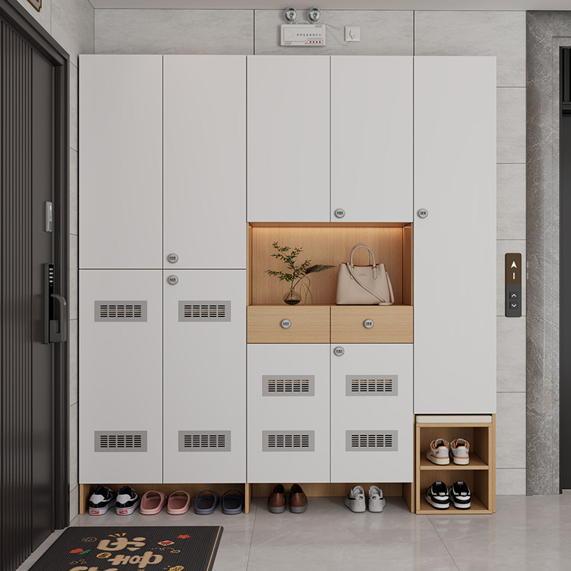 韩利园门外带锁防盗鞋柜AAV08家用楼梯室外电梯口走廊储物收纳柜,住宅家具,鞋柜,淘宝优惠券,粉丝福利购,淘宝优惠卷