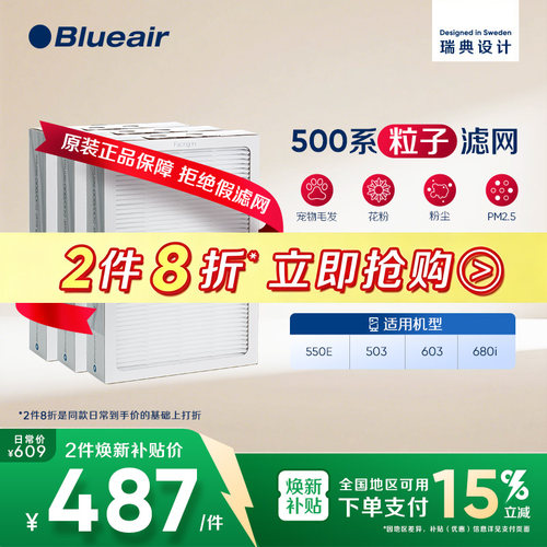 Blueair布鲁雅尔500粒子滤网