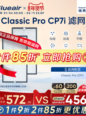 Blueair/布鲁雅尔空气净化器Classic Pro CP7i滤网替换装(2片装)
