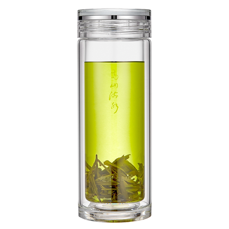 思宝高山流水玻璃男女同款隔热杯