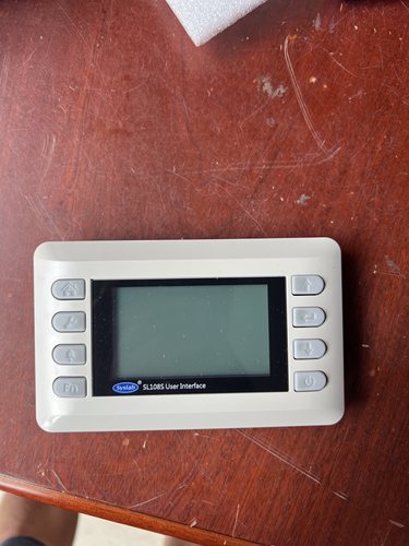 英文版热泵中央空调显示屏，SL108S-SL1500-CW