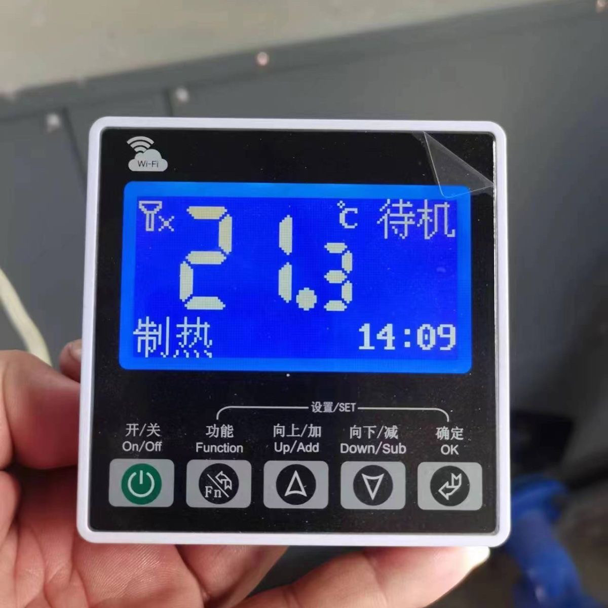 空气能水源热泵带wifi控制器DM605A空调面板