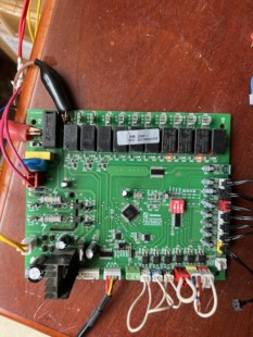 中广欧特斯热泵单系统主板ZG5P-1,中广线控器V0.2(10P低温)