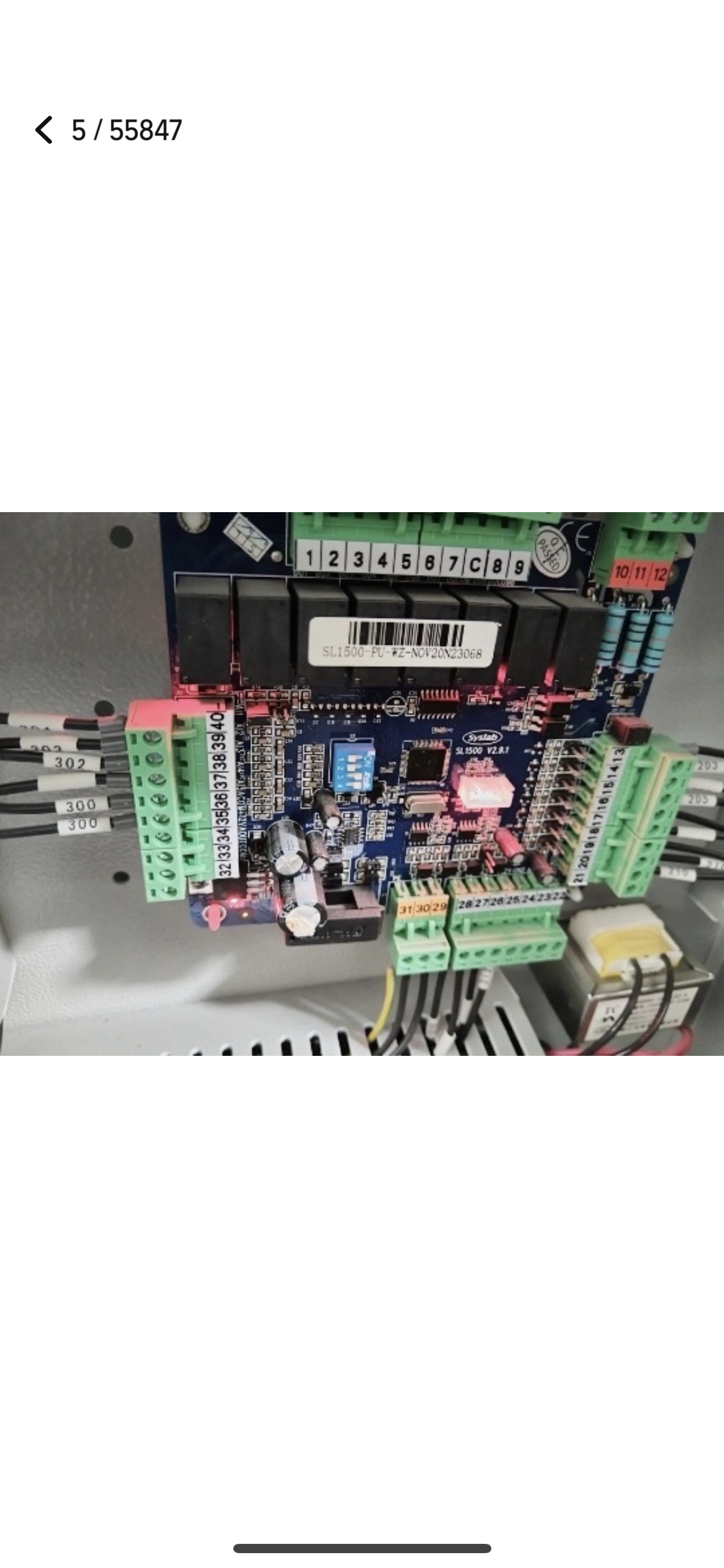 五洲中央空调主板SL1500-PU-WZ显示屏+主板