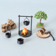 娃娃屋微缩场景迷你篝火木柴斧头模型仿真树过家生活造景DIY配件