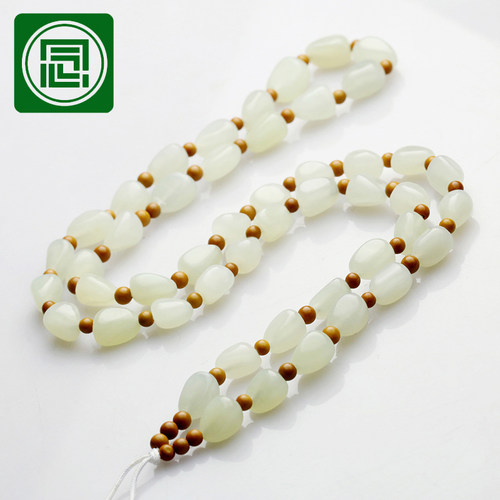 橄榄核编制周长60厘米原石米珠