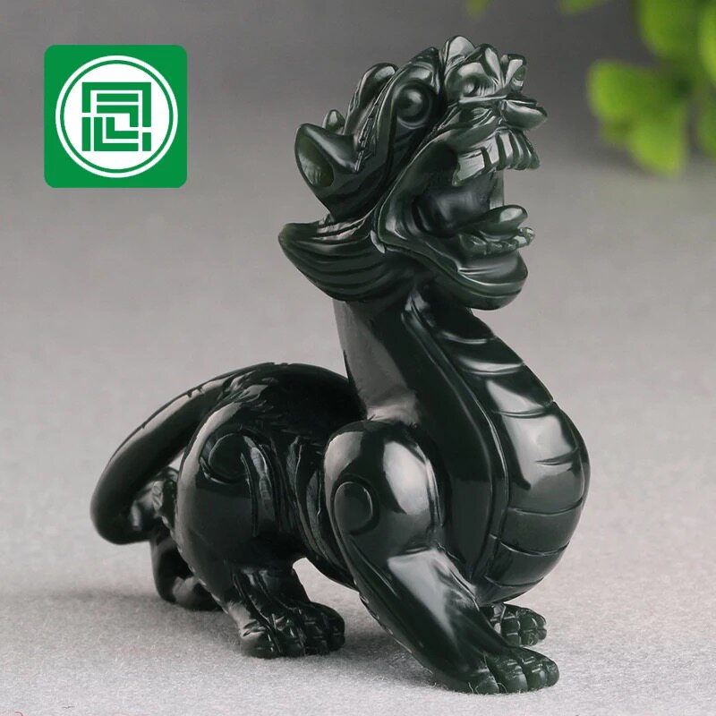 念玉珠宝天然和田玉手把件貔貅摆件小把件青玉手玩件玉石挂件腰挂