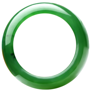 念玉新疆和田玉扳指环菠菜绿小号天然碧玉板戒指男款玉石手把件