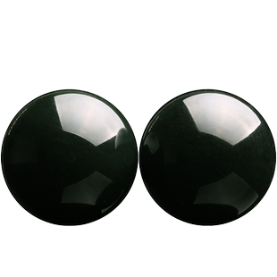 念玉珠宝和田玉手球天然黑青玉手球健身保健双球圆球手把件玩