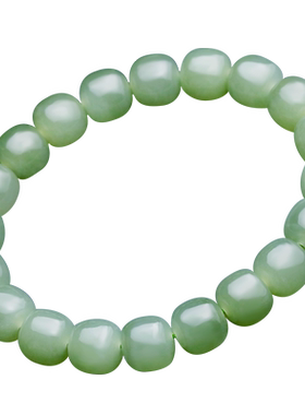 念玉天然和田玉手串昆仑玉路路通