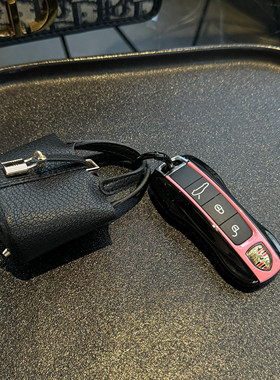 适用于保时捷钥匙壳卡宴718macan帕拉梅拉taycan/911钥匙套扣改装