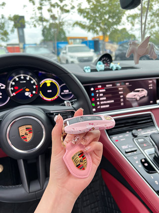 适用于保时捷钥匙壳新卡宴911帕拉梅拉Taycan718/Macan钥匙套改装