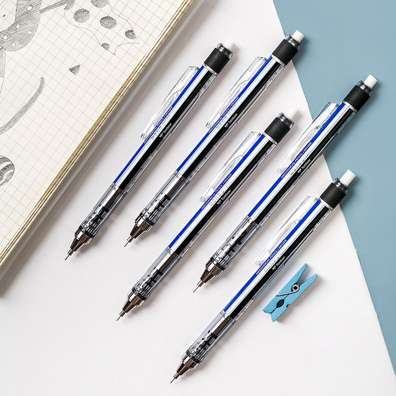 日本tombow蜻蜓mono graph grip自动铅笔0.3/0.5mm摇摇铅金属铅笔