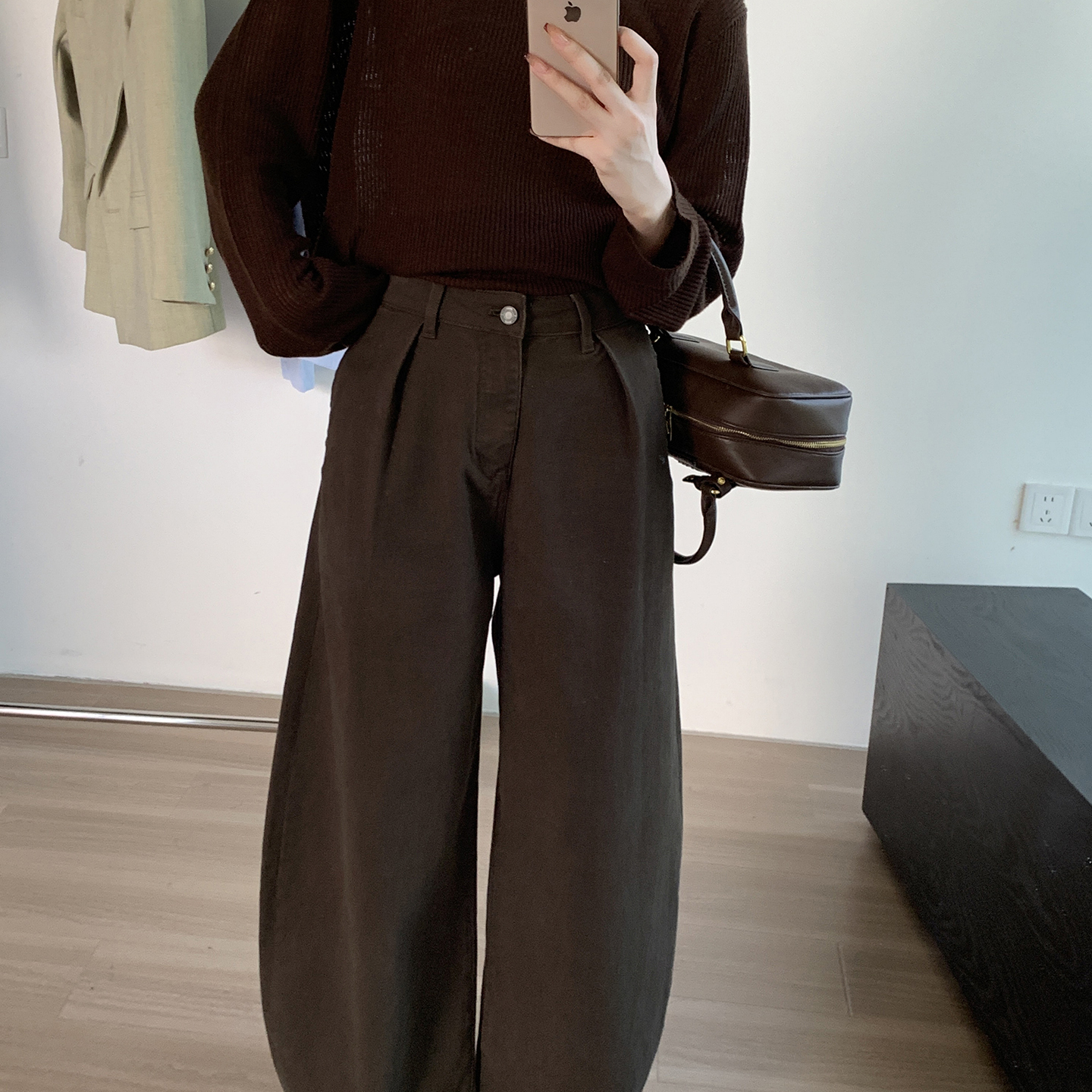 右格Jeans牛仔裤女拖地裤长裤