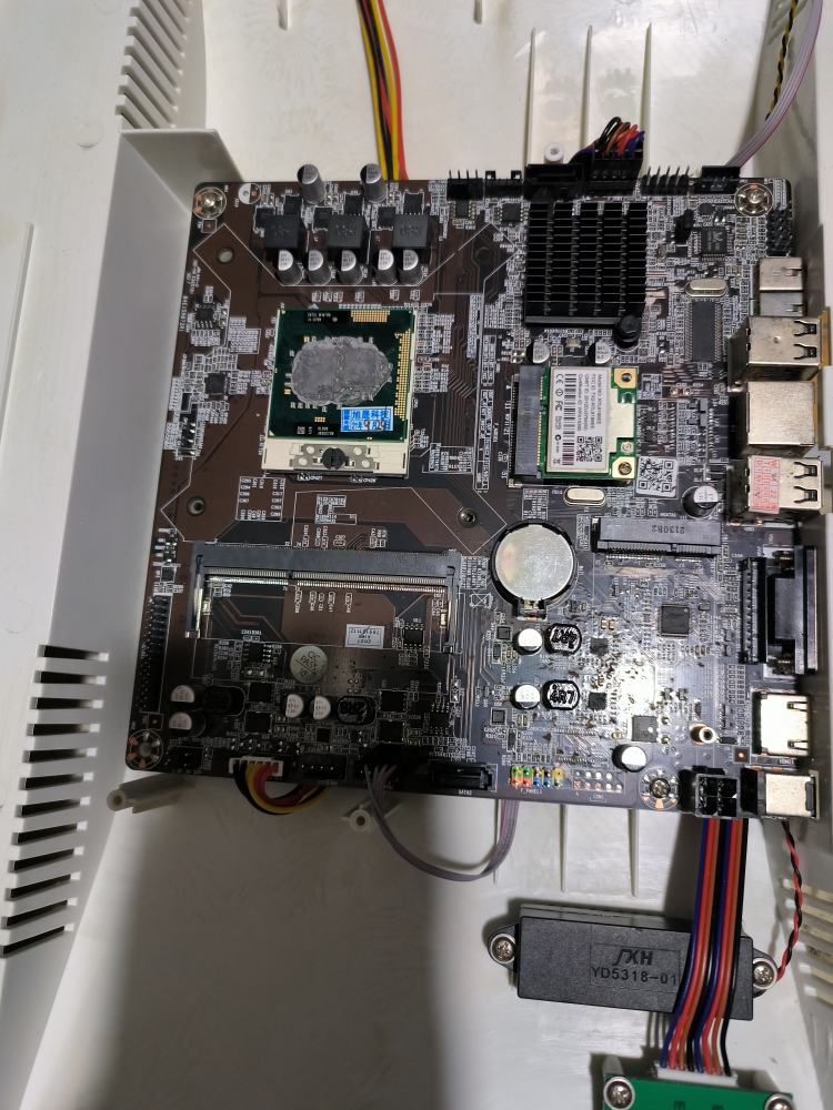 HM55主板一体机笔记本cpu广告机套装电脑主板送 i3-330CPU