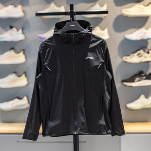 外套春季 跑步长袖 反光梭织防晒衣AFDW453 2026新款 李宁风衣男士