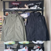 李宁男子户外CF珑壳外套三合一防泼水宽松85%鸭绒运动风衣AWBV091