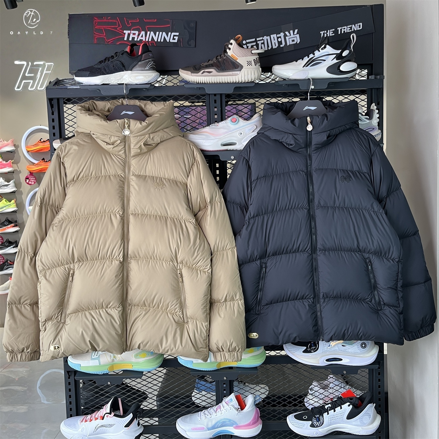 李宁中国文化系列短羽绒服