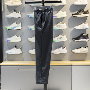 健身系列直筒加绒针织运动长裤 新款 AKLV835 2025冬季 李宁男子卫裤