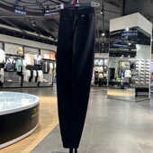 李宁卫裤 AKYV114 女子健身系列舒适梭织收口加绒长裤 2025冬季 新款